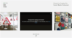 Desktop Screenshot of gavinmartincolournet.co.uk