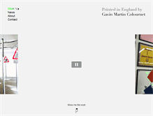 Tablet Screenshot of gavinmartincolournet.co.uk